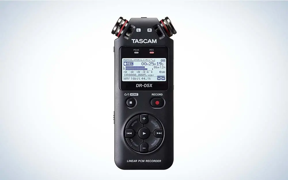 Tascam DR-05X - أفضل أجهزة تسجيل الصوت في 2024